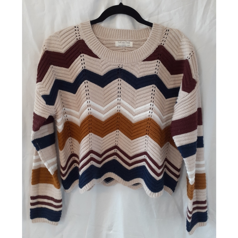 Cropped sweater top